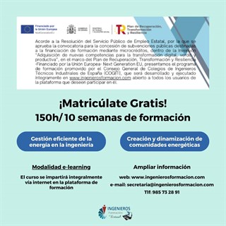 Formacin gratuita para Colegiados: Convocatoria Microcrditos "Adquisicin de nuevas competencias p