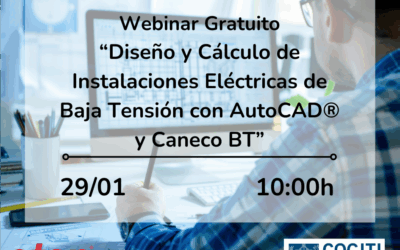 Webinar Gratuito «Diseño y calculo instalaciones eléctricas BT con AutoCAD y Caneco BT»