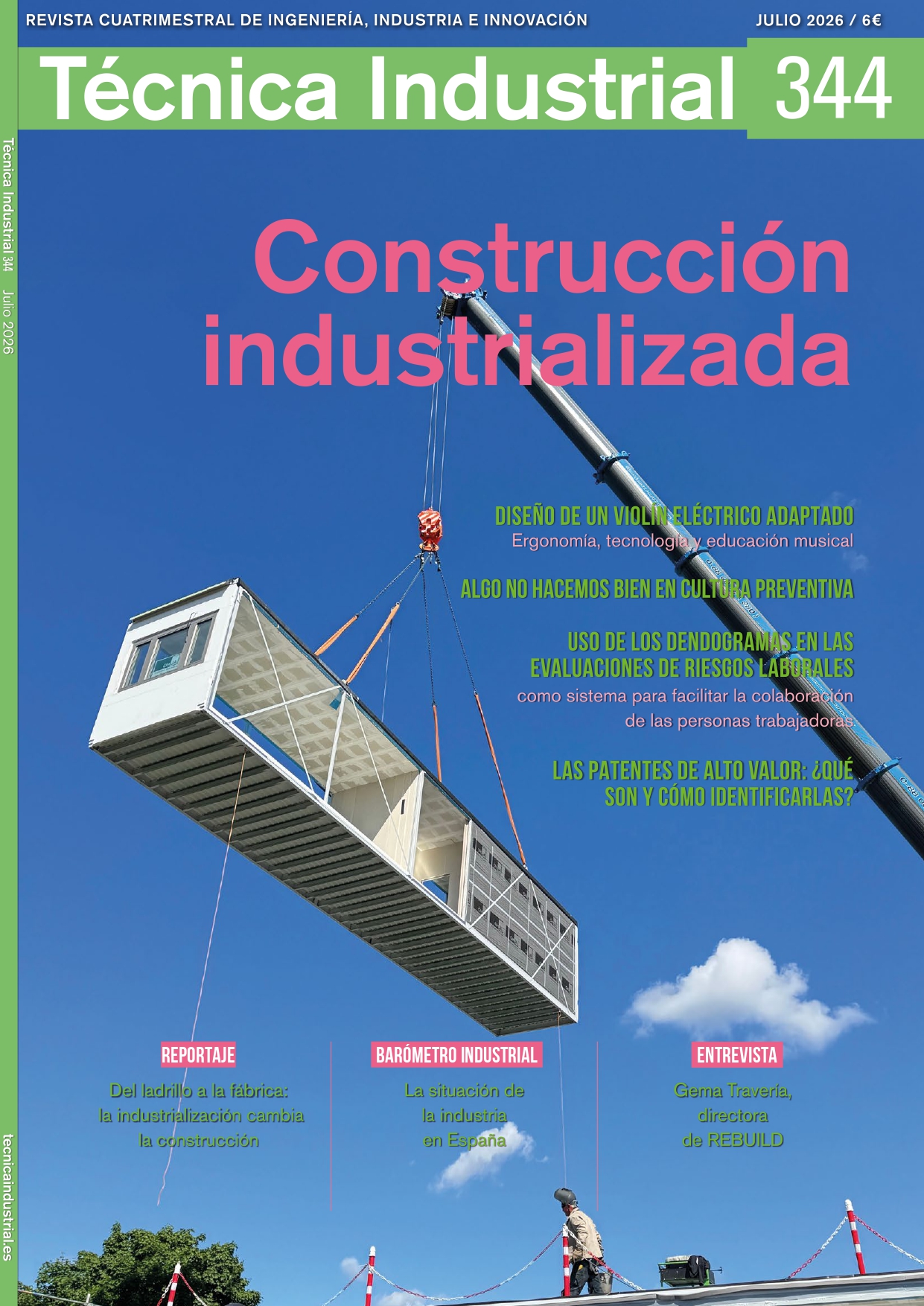 Nueva Revista Técnica Industrial nº344: «Construcción industrializada»